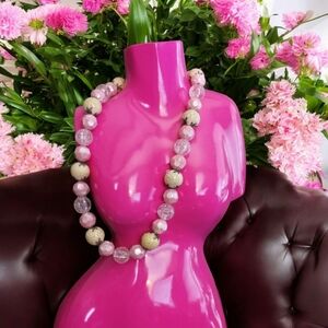 Chunky Bubble Gum Bead Necklace